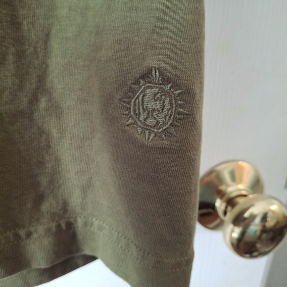 Territory Ahead T Shirt Mens XXL Pima 100% Cotton Short Sleeve Khaki Army Green - Picture 2 of 10